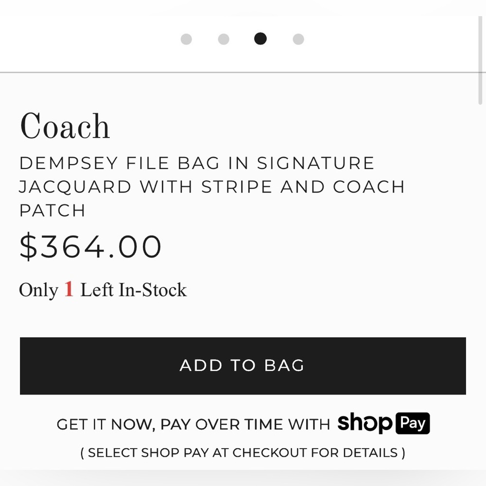 Coach Dempsey file bag - Picture 15 of 15